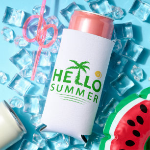 Hello Summer Seltzer Can Cooler