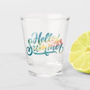 Hello Summer Shot Glass