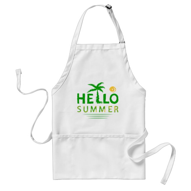Hello Summer Standard Apron (Front)