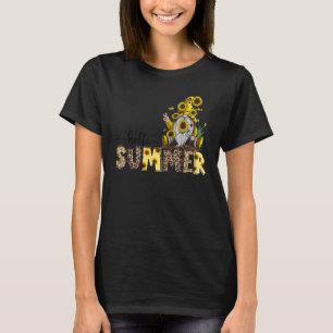 Hello Summer Summer Gnome Summertime Gnome With Su T-Shirt