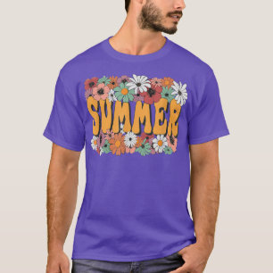 Hello Summer, Summer Sunflower Summertime With Sun T-Shirt