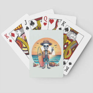 Hello Summer - Surfer Playing Cards