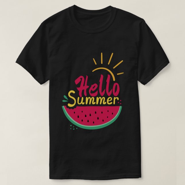 hello summer T-Shirt (Design Front)