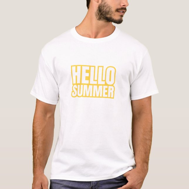 Hello Summer T-Shirt (Front)