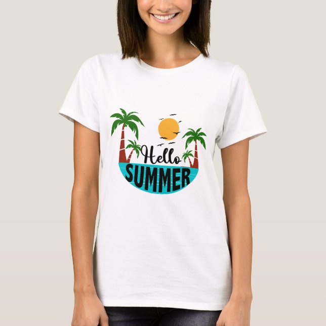 Hello Summer T-Shirt (Front)