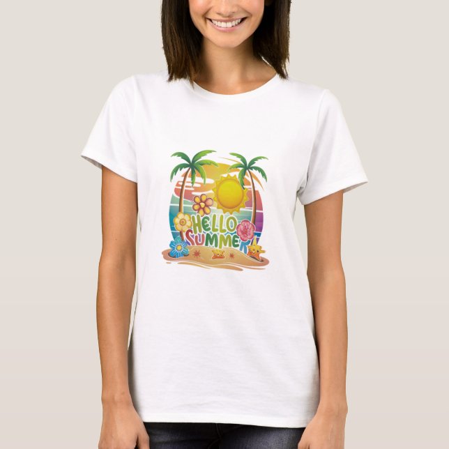 Hello Summer T-Shirt (Front)