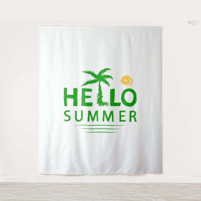 Hello Summer Tapestry (Front)