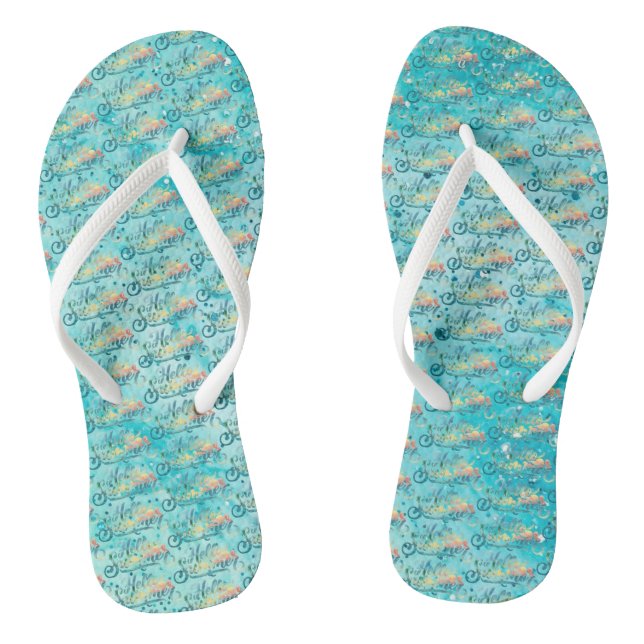 Hello Summer Thongs (Footbed)