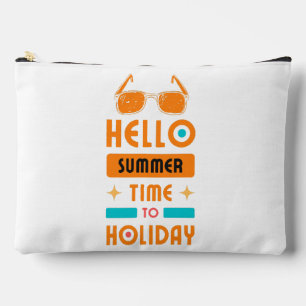 hello summer, time to holiday accessory pouch