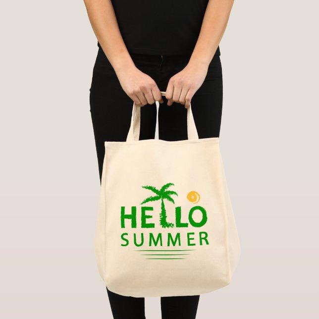 Hello Summer Tote Bag (Front (Product))