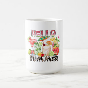 Hello Summer Tropical Drinks Mug – Refreshing Vibe