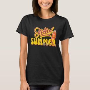 Hello Summer Vacation Summer Beach Summer Time T-Shirt