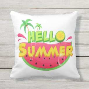 Hello Summer Watermelon Cushion
