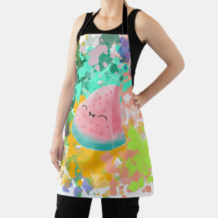 Hello Summer - Watermelon Happy Fruit design Apron