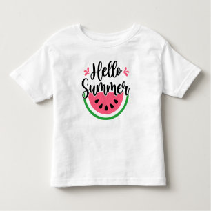 Hello Summer Watermelon Toddler T-Shirt