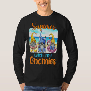 Hello Summer With My Gnomies Family Vacation Gnome T-Shirt