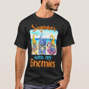 Hello Summer With My Gnomies Family Vacation Gnome T-Shirt