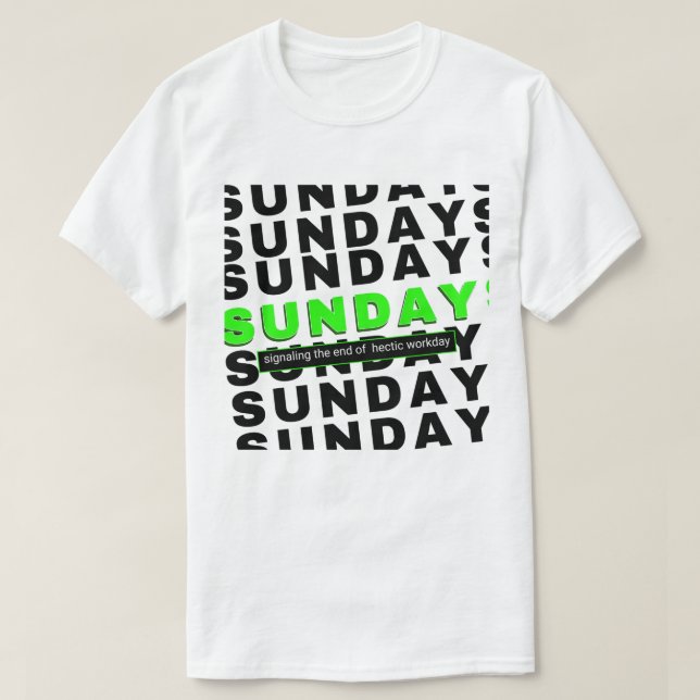 Hello Sunday T-Shirt (Design Front)