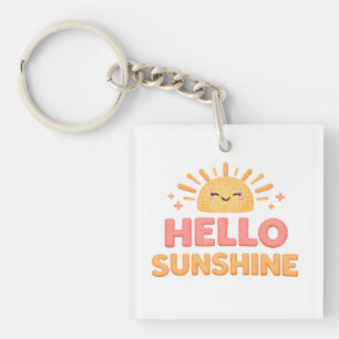 Hello Sunshin Key Ring