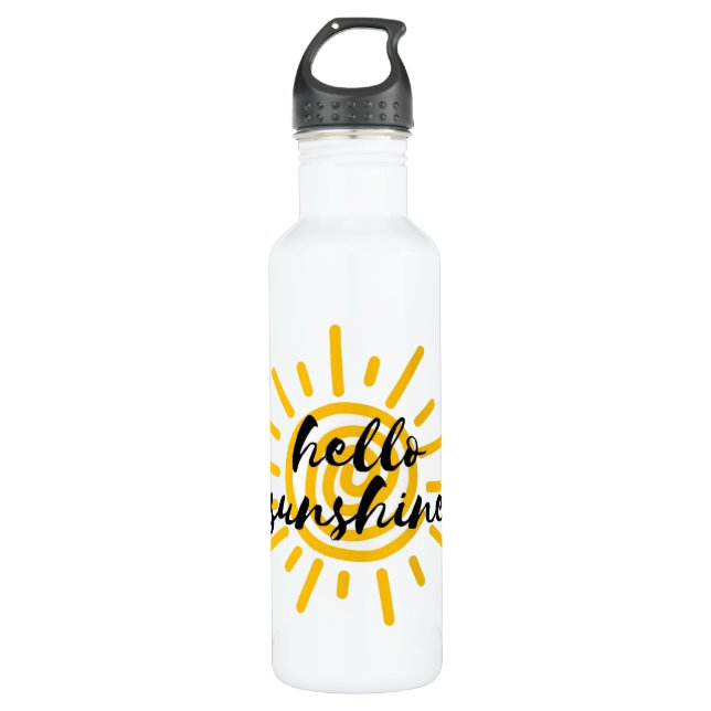 Hello Sunshine  710 Ml Water Bottle (Front)