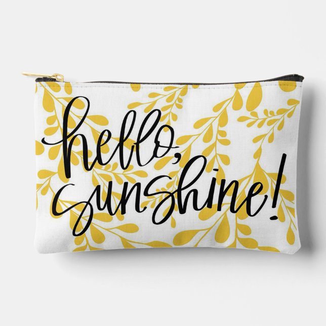 Hello, Sunshine Accessory Pouch (Front)