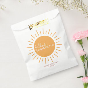 Hello Sunshine Baby Shower  Favour Bag
