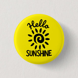Hello Sunshine  Button