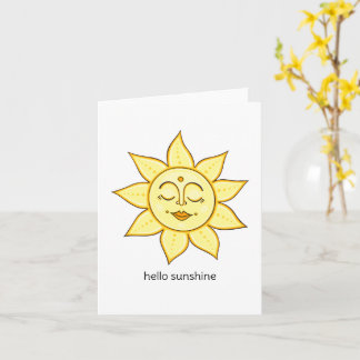 Hello Sunshine Card