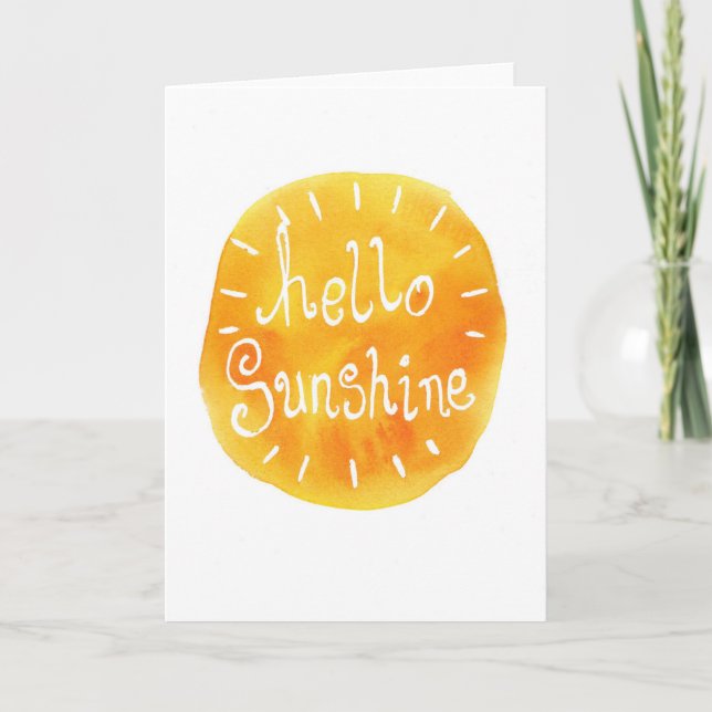 Hello Sunshine Card (Front)