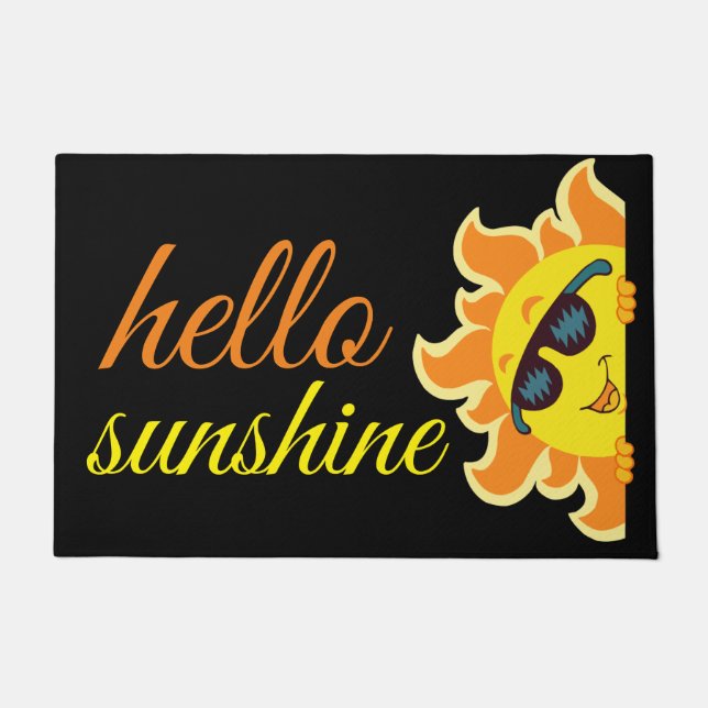 Hello Sunshine  Doormat (Front)