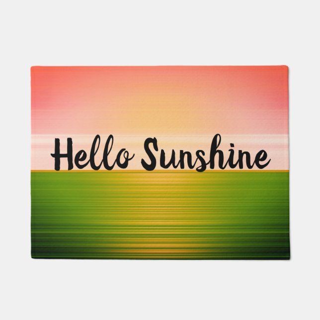 Hello Sunshine Doormat (Front)