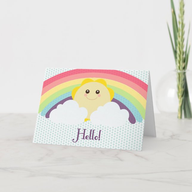 Hello Sunshine! Greeting Card (Front)