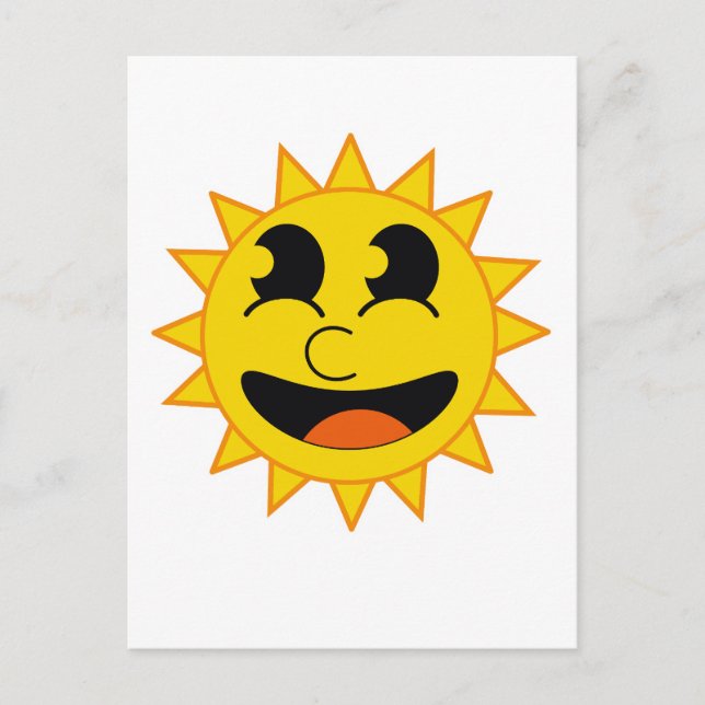 Hello Sunshine Invitation Postcard (Front)
