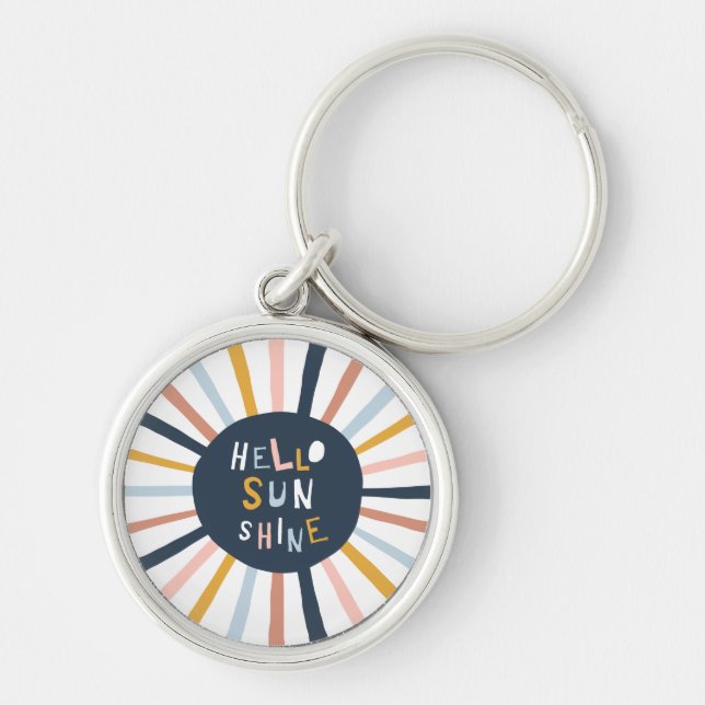 Hello Sunshine Key Ring (Front)
