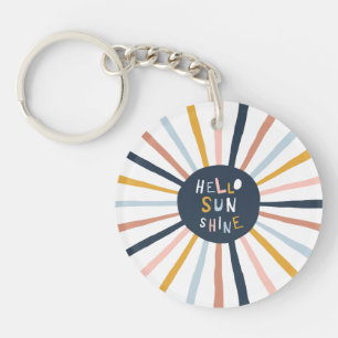 Hello Sunshine Key Ring