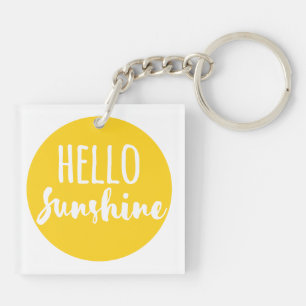 Hello Sunshine Key Ring