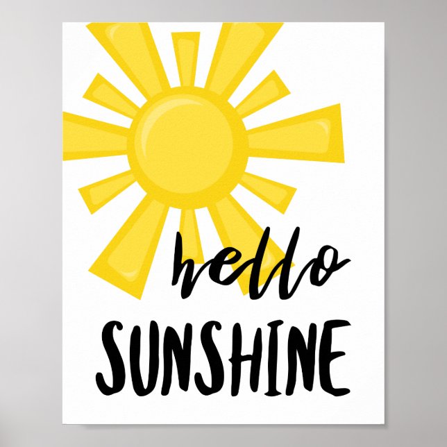 Hello Sunshine Poster (Front)