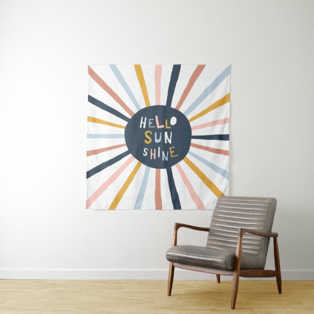 Hello Sunshine Tapestry (In Situ)