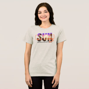 Hello Sunshine   Women Tri-Blend Shirt