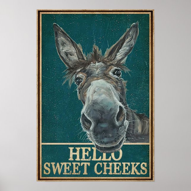 Hello sweet cheeks - Home Decor Wall (Front)