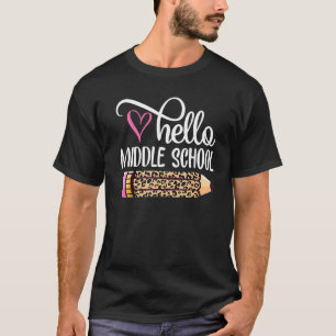 Hello Team Middle School Back To School Teacher Bo T-Shirt