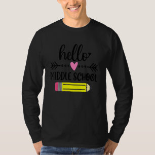 Hello Team Middle School Back To School Teacher Ki T-Shirt