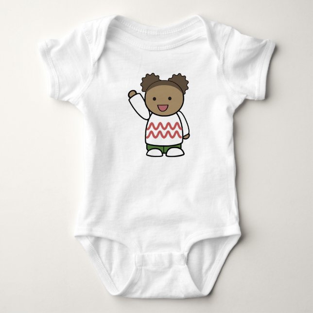HELLO TEDDY BEAR BABY BODYSUIT (Front)