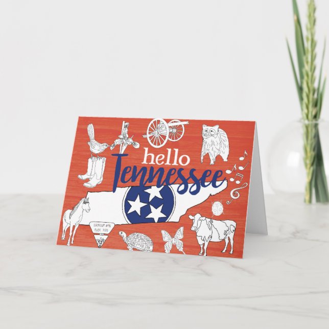 Hello Tennessee Card (Front)