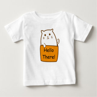 Hello There Cute cat kitty T-shirt