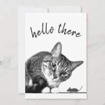 Hello There & Goodbye Cat and Mouse cute funny cat
