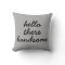 Hello there handsome rustic chic burlap linen jut