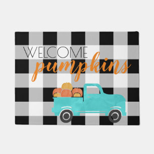 Hello There Pumpkin Fall Decoration Doormat