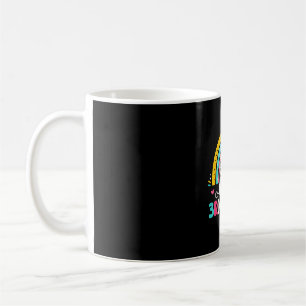 Hello third grade 3rd grade rainbow back to school coffee mug