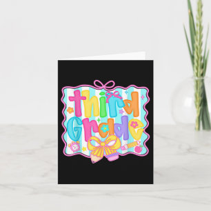 Hello Third Grade 3rd Grade Team Back To School Te Card